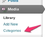 Media Menu with Categories enabled