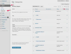 Taxonomy page for Media Library